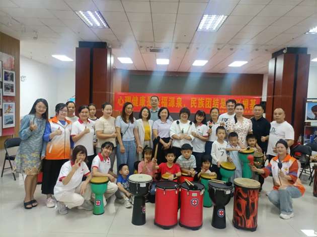 梧州臨港經(jīng)濟(jì)區(qū)工會聯(lián)合會開展鼓圈療愈減壓活動