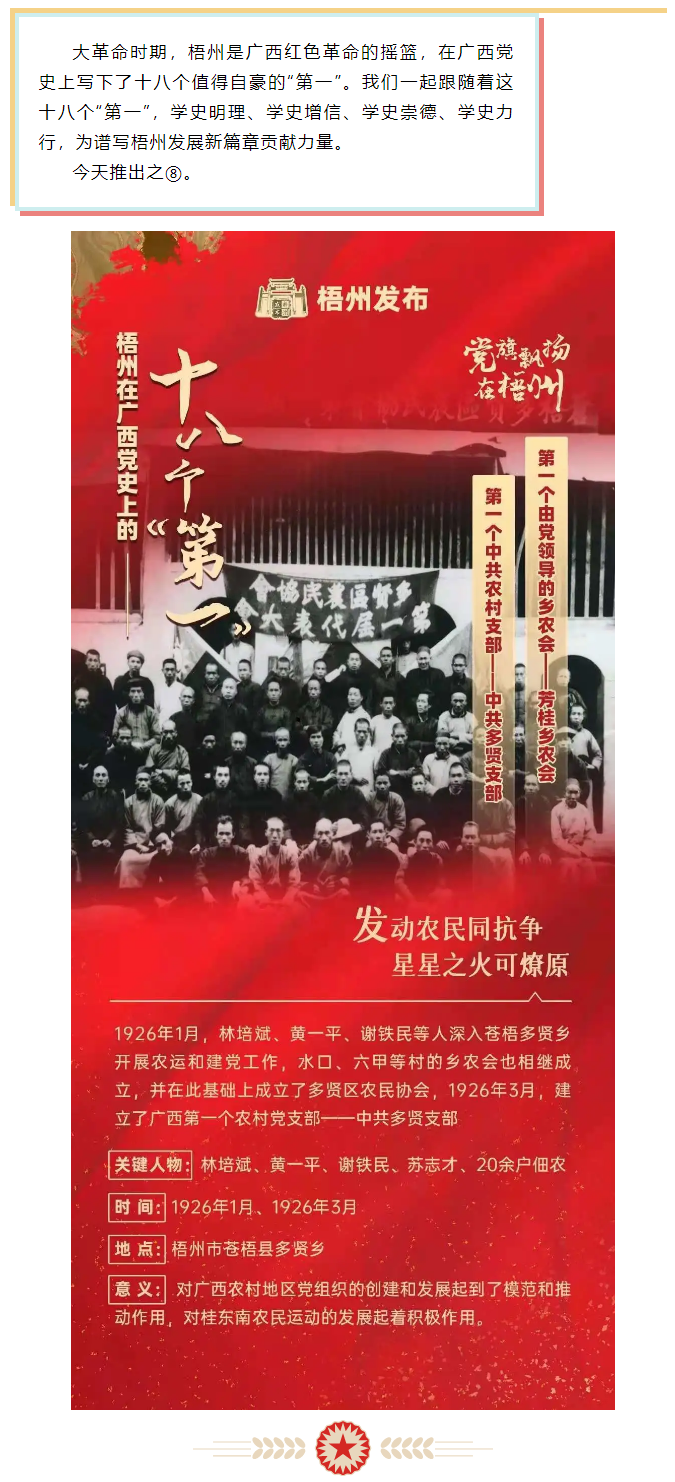 【職工學(xué)黨史】梧州18個(gè)“第一”之⑧丨廣西第一個(gè)中共農(nóng)村支部、第一個(gè)由黨領(lǐng)導(dǎo)的鄉(xiāng)農(nóng)會(huì).png