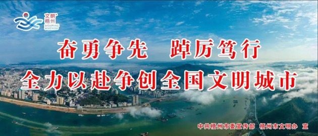 全國文明城市，我要創(chuàng)！我是梧州人，我行動